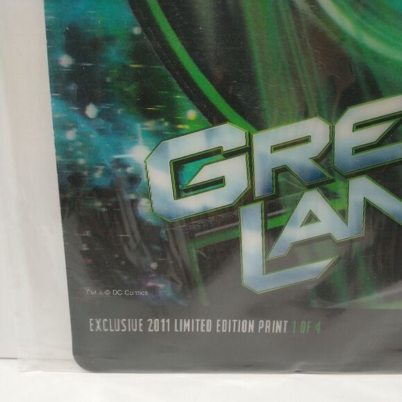 DC Comics Green Lantern Movie Lenticular 11" x 14" Limited Edition Print 2011 - Picture 4 of 9